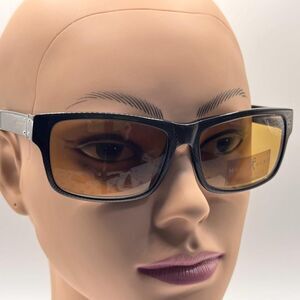 NOS Vintage Y2K Designer Sunglasses Marc Ecko Instigator | Brown Carbon Plastic